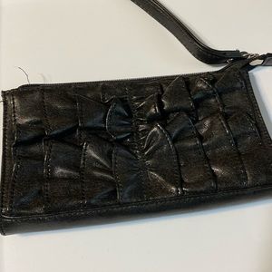 NINE & Co wristlet wallet 8x4x1 inches fits phone 3 slots inside